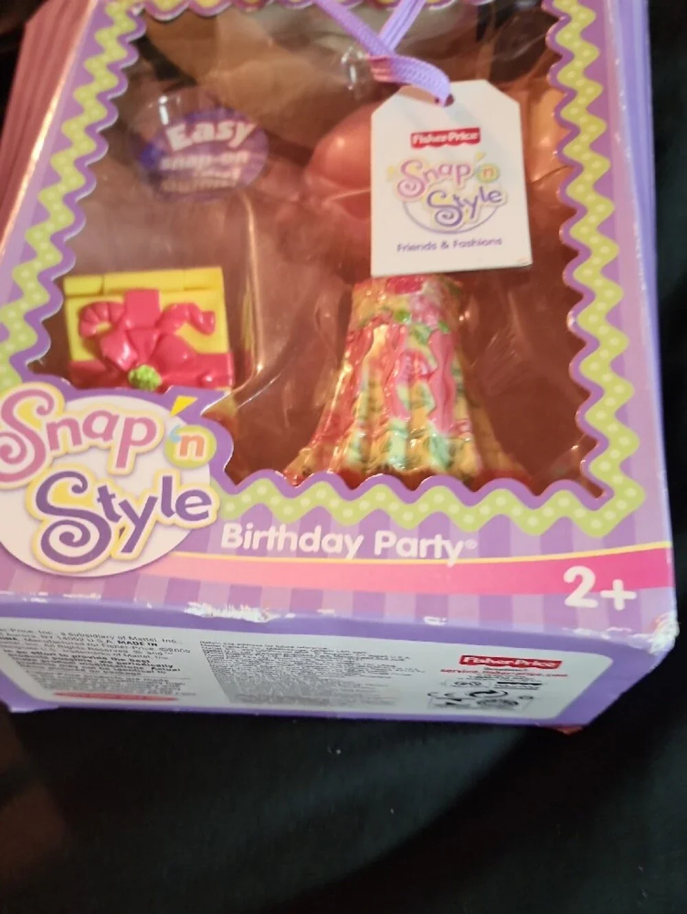 Fisher-Price Snap 'n Style Birthday Party Outfit - Purple & Pink
